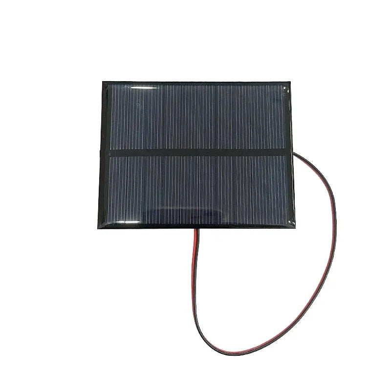 DIY 5V Solar Power Cell Kit – 160mA–500mA Panel with 1A Lithium Charging Controller