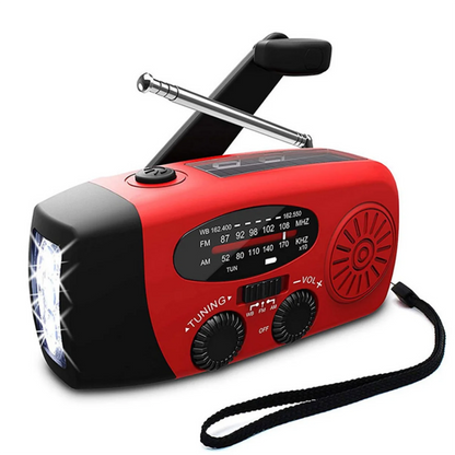 Multifunctional Emergency Radio – LED Light and Power Bank