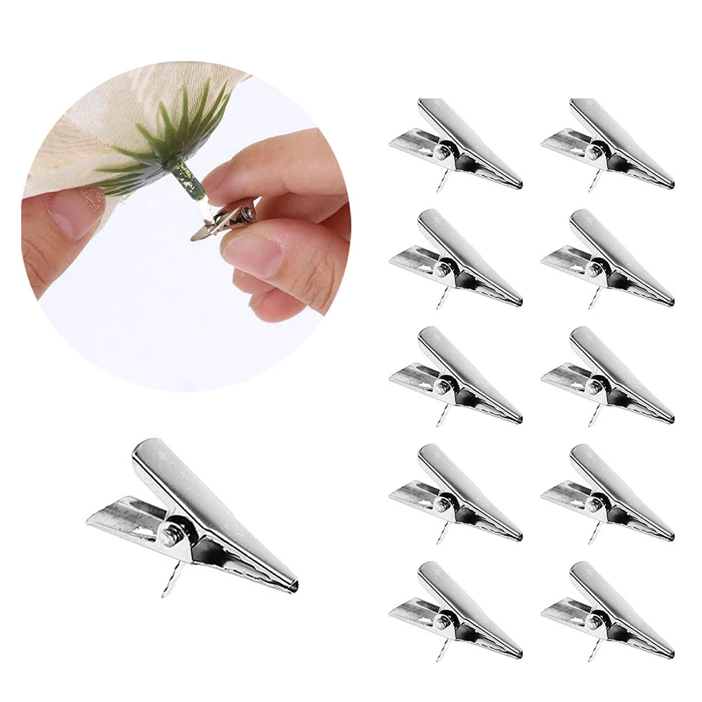 Glitter Christmas Flower Ornaments – 5/10pcs 14.5cm Pink, Red & Gold Artificial Tree Décor