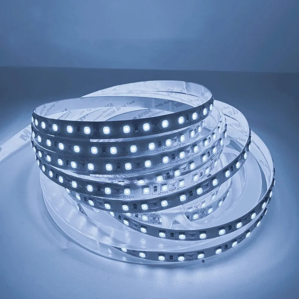 Flexible 2835 PCB LED Strip 10mm – 1200 LEDs, 1–10m Roll, DC12V/24V Indoor Lighting