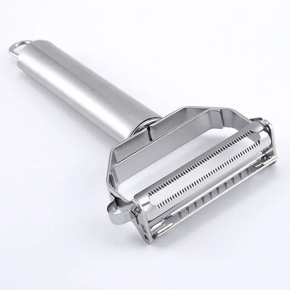 Multi-Function 4-in-1 Veg Peeler & Grater – Premium Stainless Steel Kitchen Too
