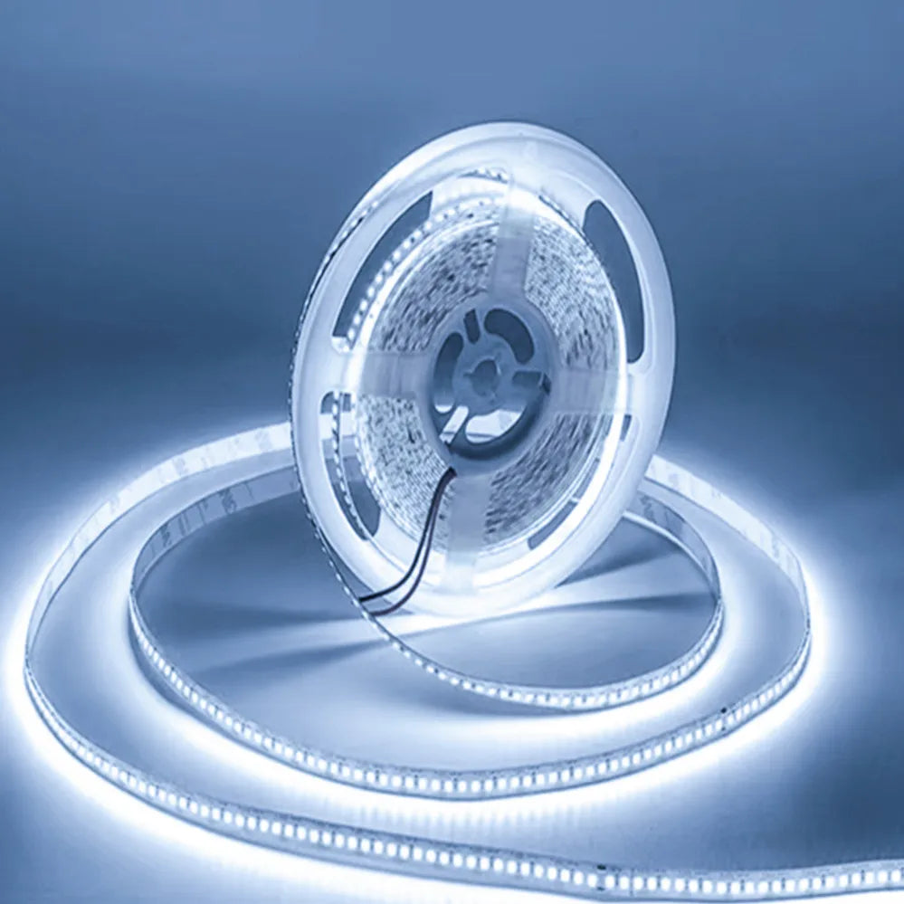 Flexible 2835 PCB LED Strip 10mm – 1200 LEDs, 1–10m Roll, DC12V/24V Indoor Lighting