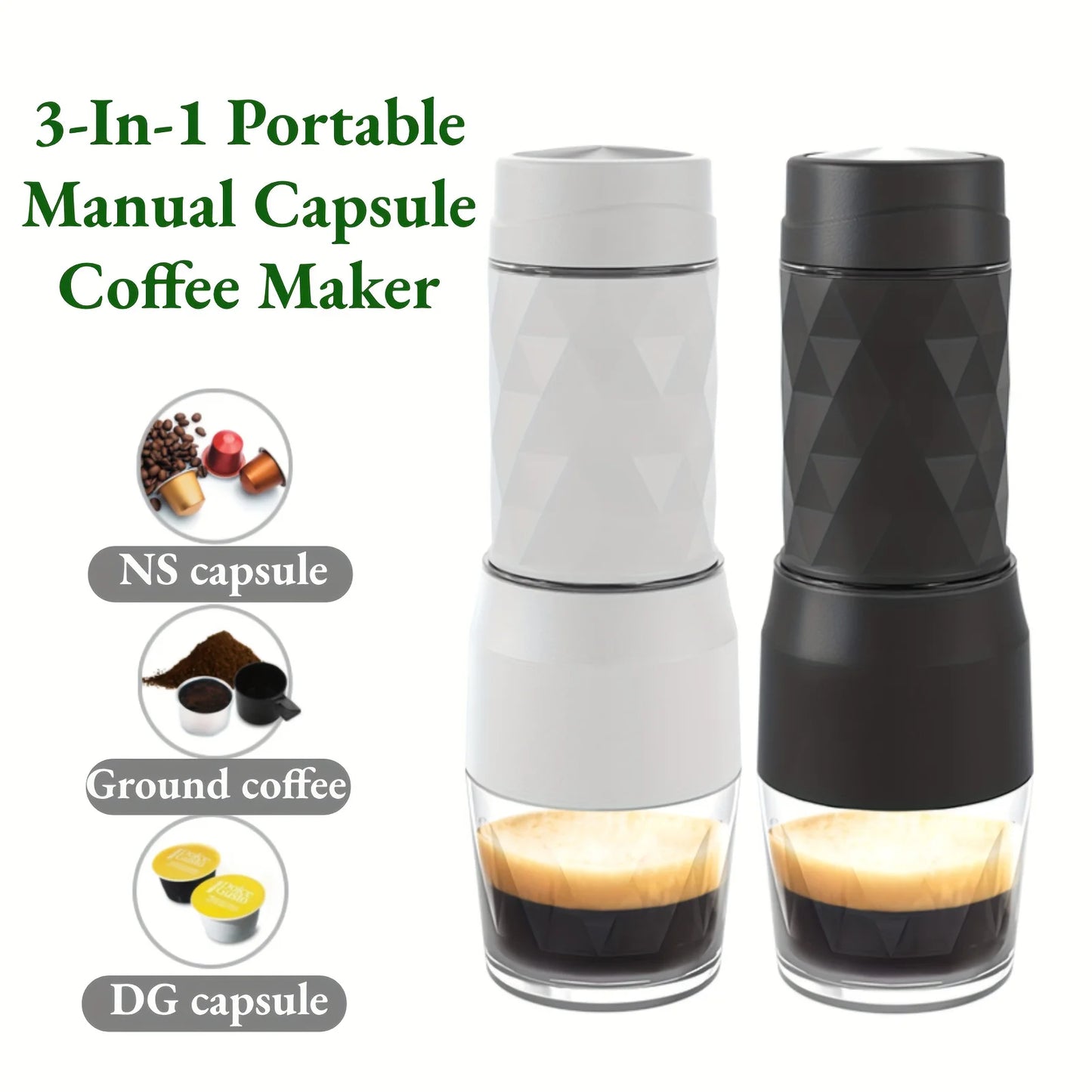 The Anytime Artisan Brewer: Hot & Cold 3-in-1 Capsule & Ground Espresso Maker