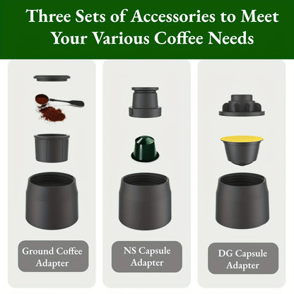 The Anytime Artisan Brewer: Hot & Cold 3-in-1 Capsule & Ground Espresso Maker