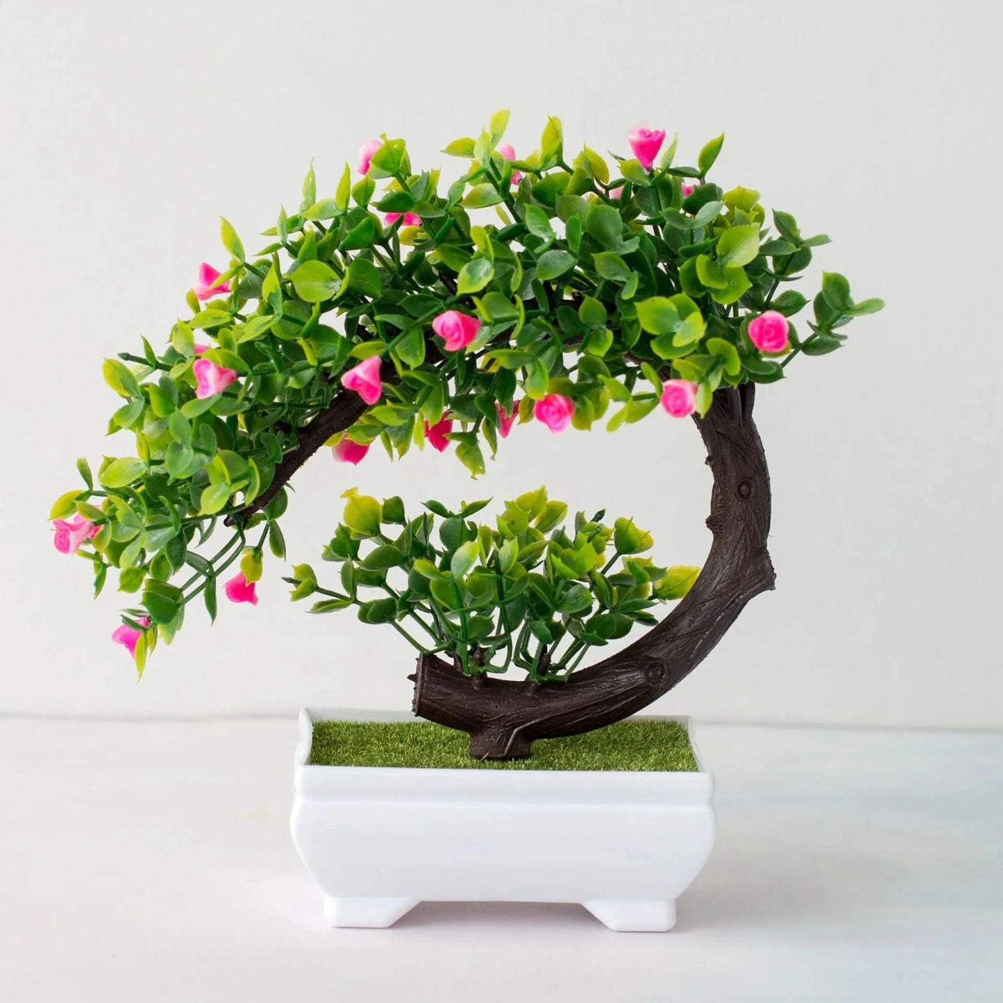 Artificial Bonsai Tree in Pot – Realistic Fake Plant Table Ornament for Home Décor