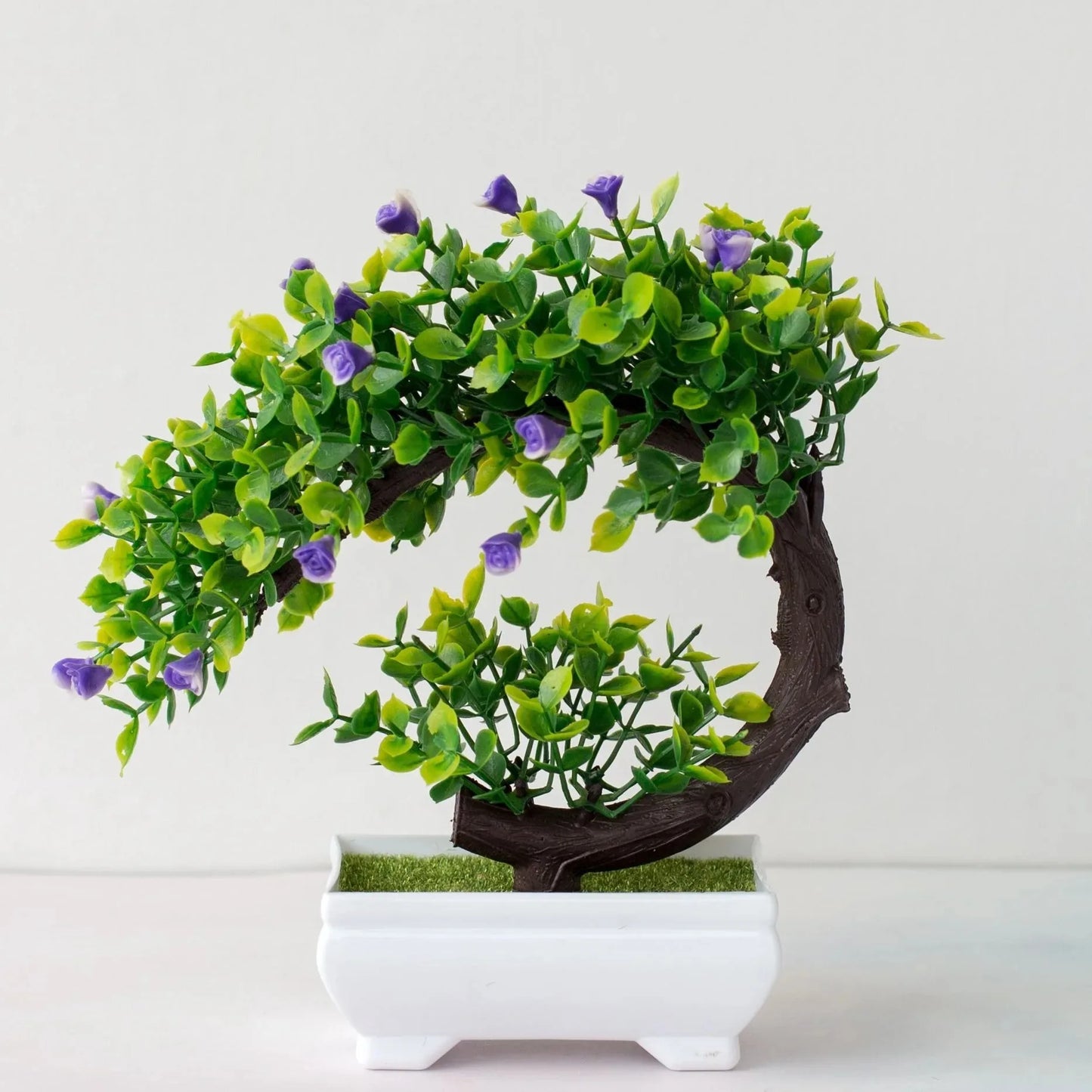 Artificial Bonsai Tree in Pot – Realistic Fake Plant Table Ornament for Home Décor