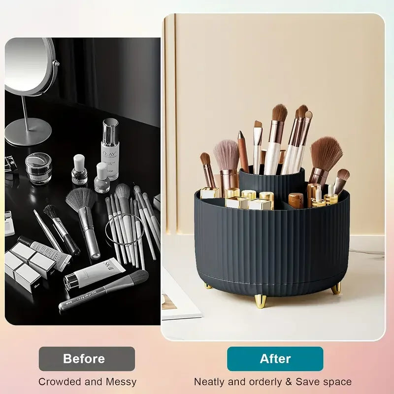 Rotating Makeup Holder – Elegant Storage for Cosmetics